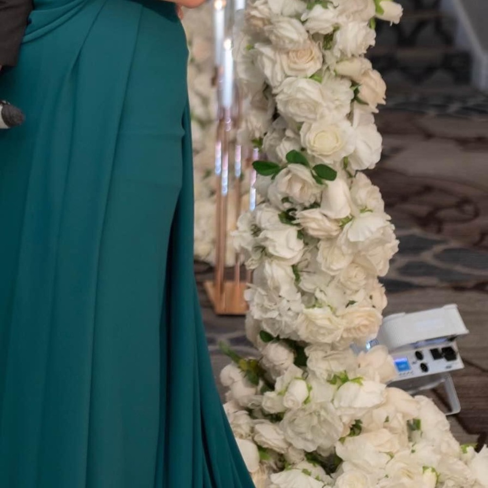 Elegant Teal Gown